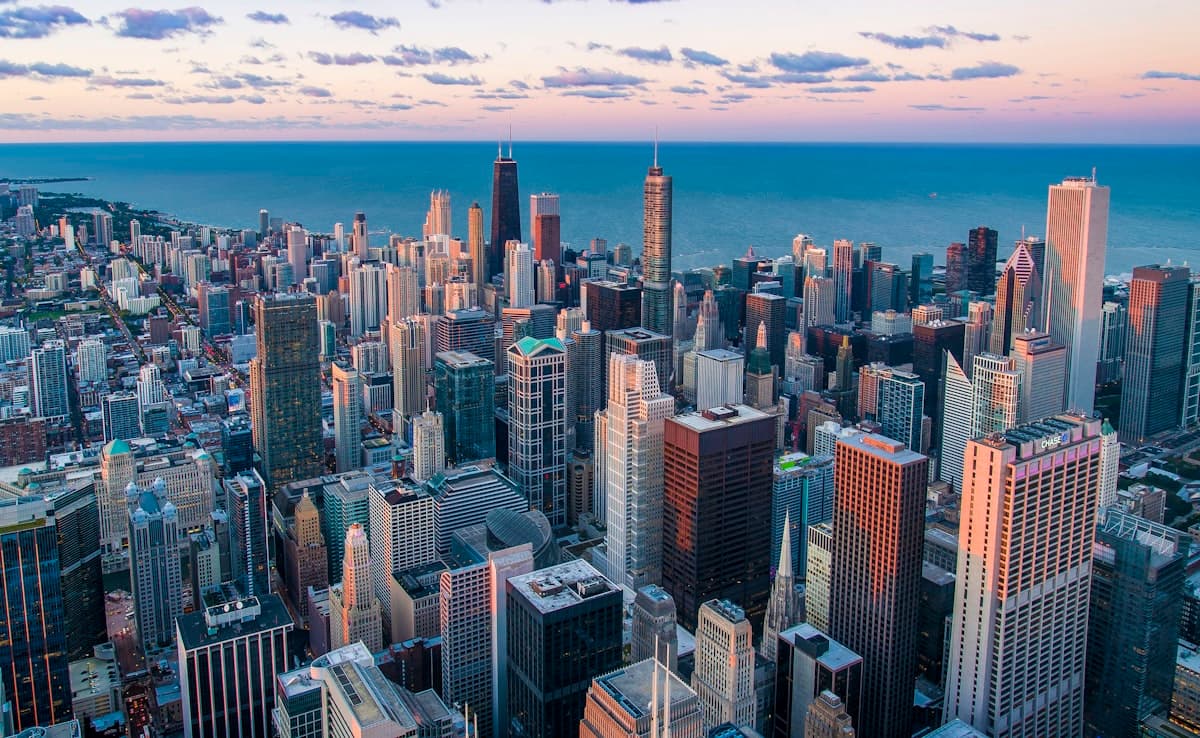 Chicago residential neighborhood with homes and parks for families